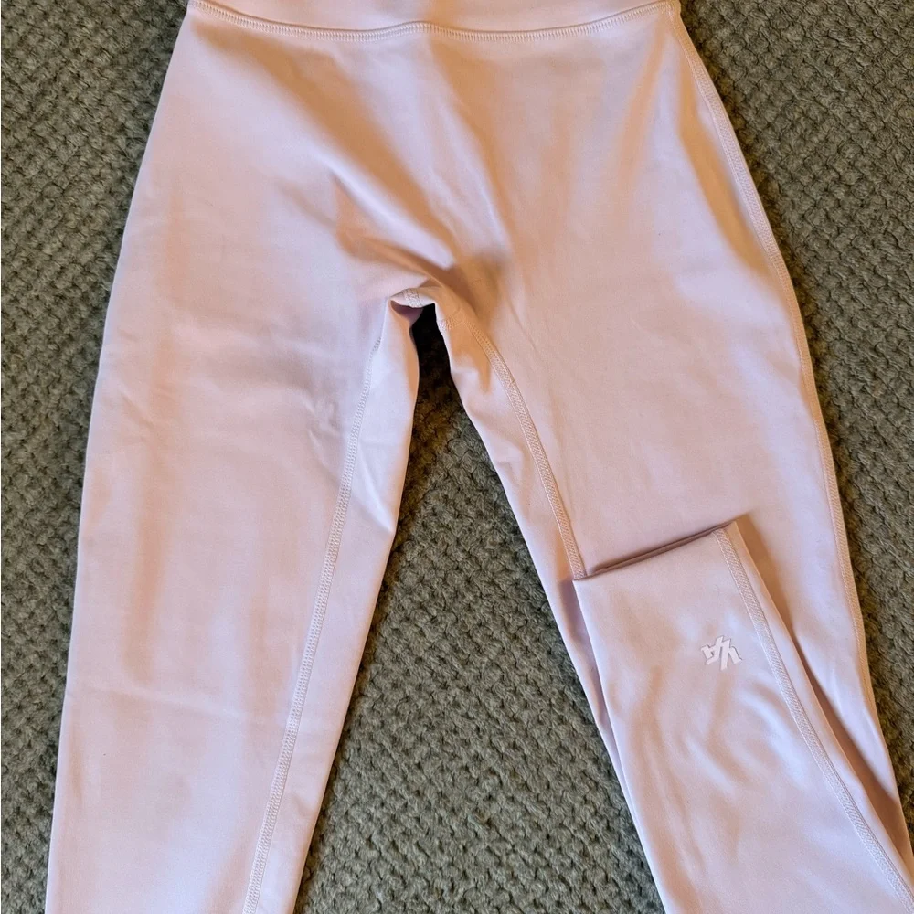 NEW YoungLA Pink High Waist Gym Compression Leggings XS Fitness Activewear - Picture 4 of 5